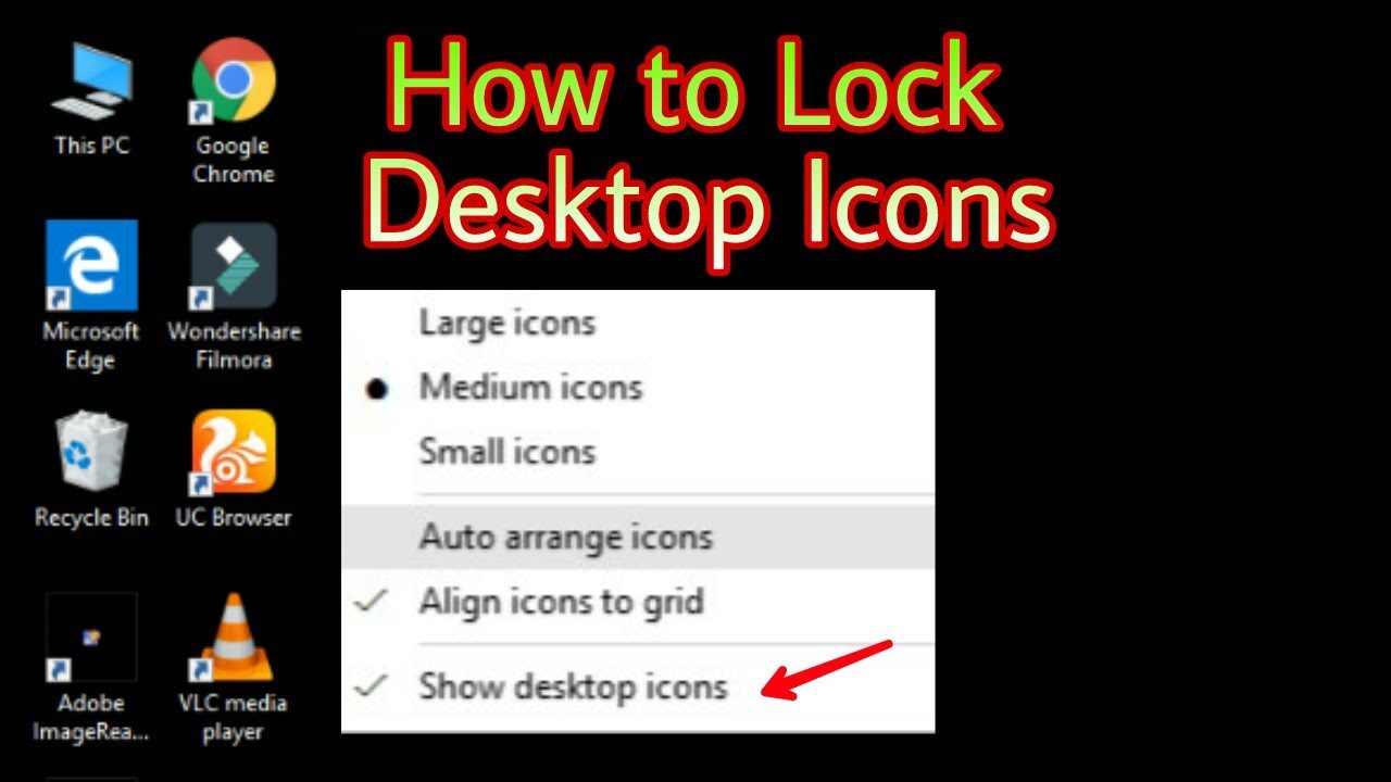 lock desktop windows 10
